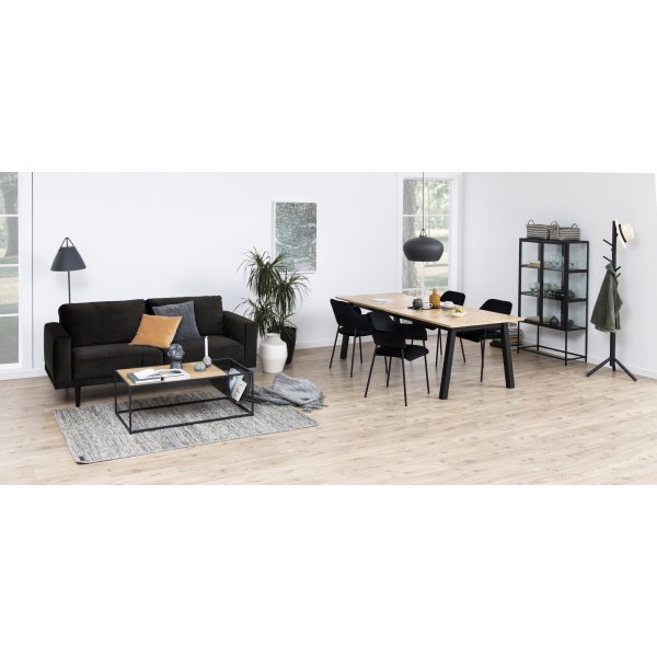 Seaford Couchtisch 110 cm - Eiche/schwarz