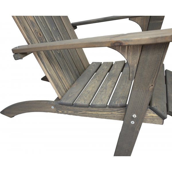 Kungshamn Liegestuhl mit Fußstütze - Grau Kungshamn Liegestuhl mit Fußstütze - Grau