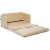 Saga 2-Sitzer-Schlafsofa - Creme