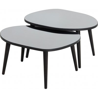 Gusto Tisch 75 x 55 cm - Schwarz/Rauch