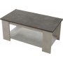 Luvio Couchtisch 15, 96x50 cm - Silber/Anthrazit