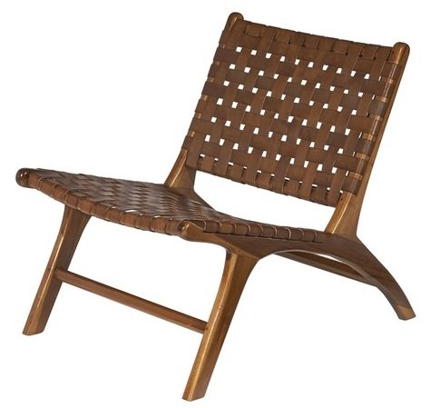 Sessel Porto 78 - Cognac/Teak