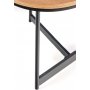 Polos Couchtisch 45 cm - Eiche/schwarz