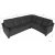 Ecksofa Salem aus grauem Stoff