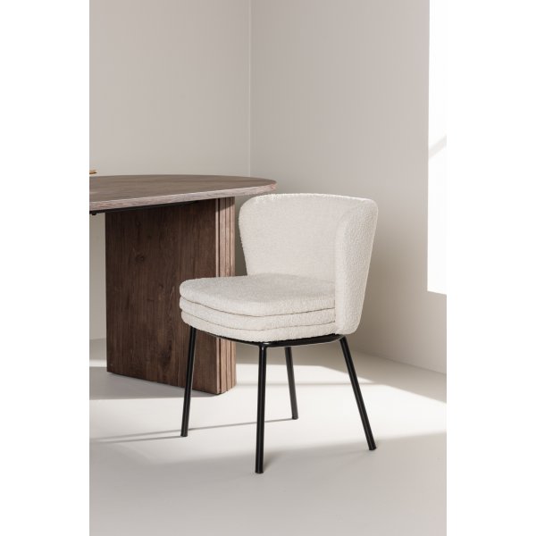 Agnes Esszimmerstuhl - Weies Boucl