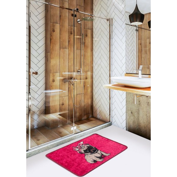 Mops Badezimmerteppich Mops Badezimmerteppich