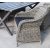 Essgruppe Mercury: Scottsdale-Tisch mit 4 Mercury-Sesseln - Zement + Mbelpflegeset fr Textilien