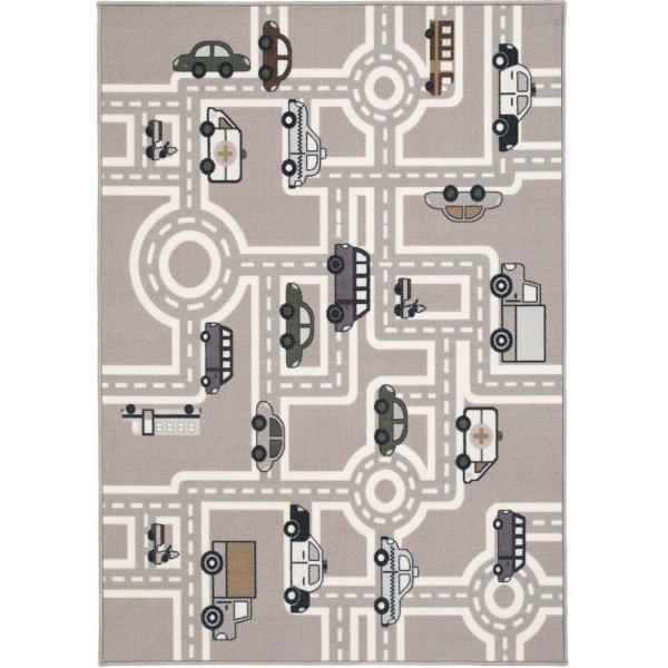 Straenmatte - Grau - 133x170 cm