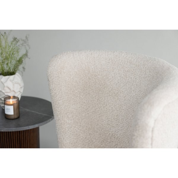 Hällsö Sessel - Beige/Walnuss Hällsö Sessel - Beige/Walnuss