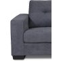 Friday 2-Sitzer-Sofa - Graue Chenille