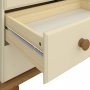 Schminktisch Richmond 100,5 x 47 cm - Braun/Cremewei