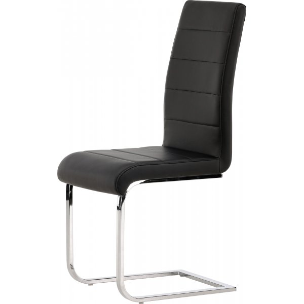 Tempo Esszimmerstuhl - Schwarzes PU Tempo Esszimmerstuhl - Schwarzes PU