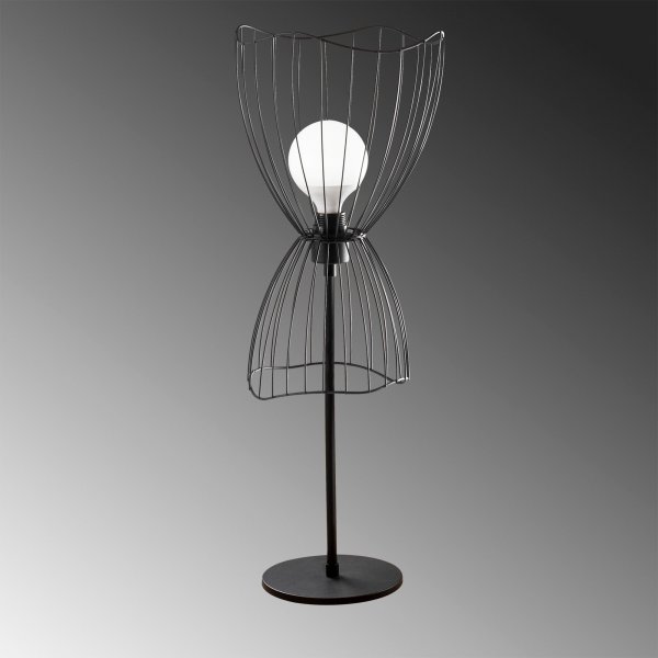 Zeyno Tischlampe - Schwarz