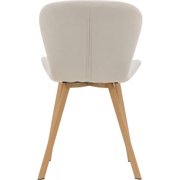 Lija Esszimmerstuhl - Beige/Eiche