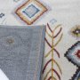 Karanda 290 Teppich - Cremewei/Blau