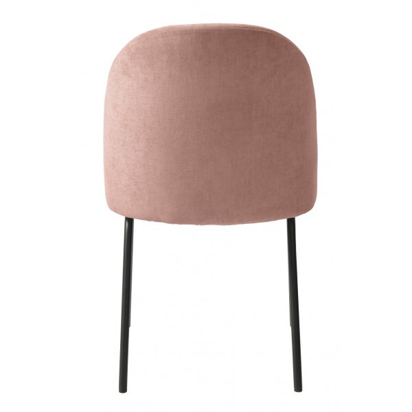 Zirkusstuhl aus rosa Chenille