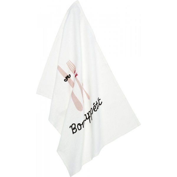 Guten Appetit Küchentuch 50 x 70 cm - Rosa Guten Appetit Küchentuch 50 x 70 cm - Rosa