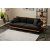 Liva 3er-Sofa - Anthrazit/Kupfer