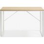 Landi Schreibtisch 120x60 cm - Wei/Eiche