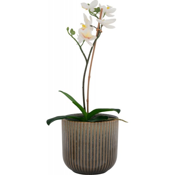 Kuglu-Topf Braun/Blau 14,5 cm