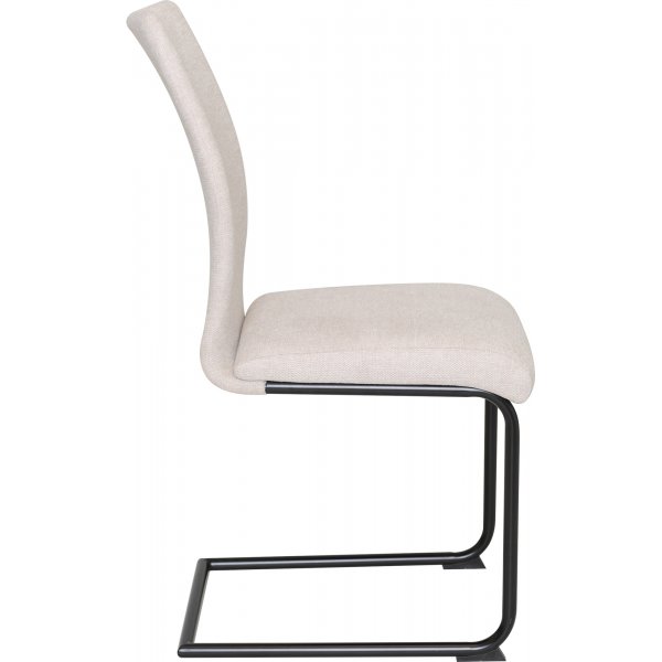 Stella Esszimmerstuhl - Beige/Schwarz