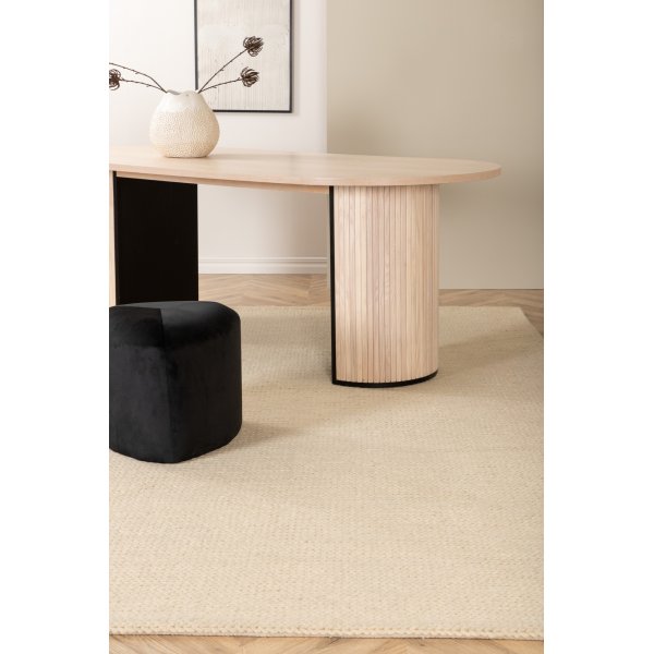 Wollteppich Hilding - Cremeweiß Wollteppich Hilding - Cremeweiß