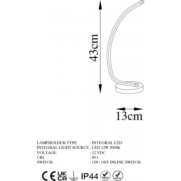 Bevel Tischlampe 1 - Gold