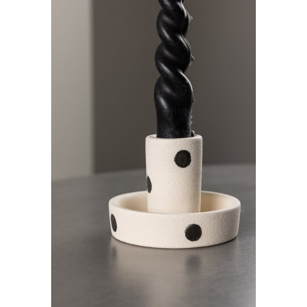 Ceco Kerzenhalter - Schwarz/Weiß Ceco Kerzenhalter - Schwarz/Weiß
