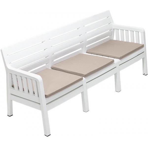 Lara 3-Sitzer-Sofa - Weiß Lara 3-Sitzer-Sofa - Weiß