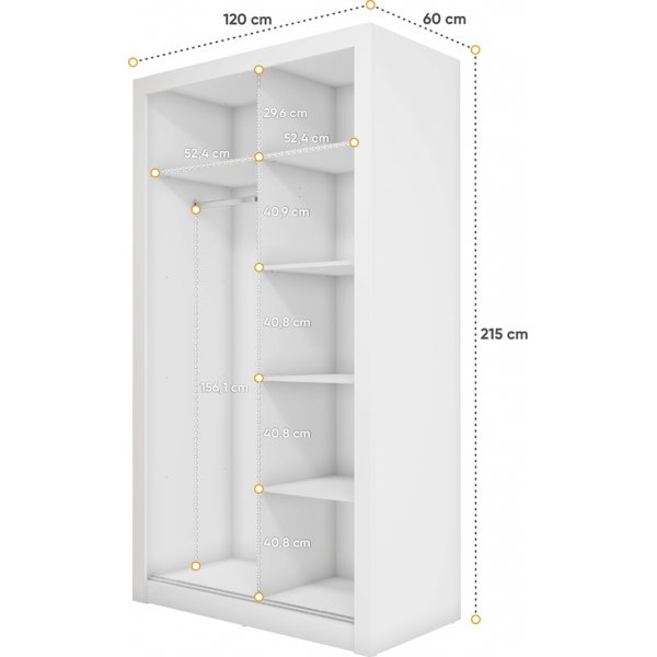 Einar Kleiderschrank 18 - Shetland-Eiche