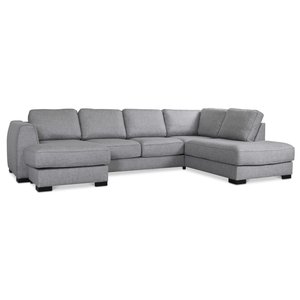 Optus Doppeldiwan U-Sofa - rechts