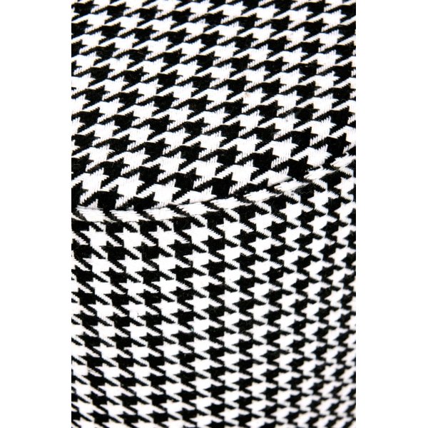 Pouf Surya - Schwarz-wei gemustert