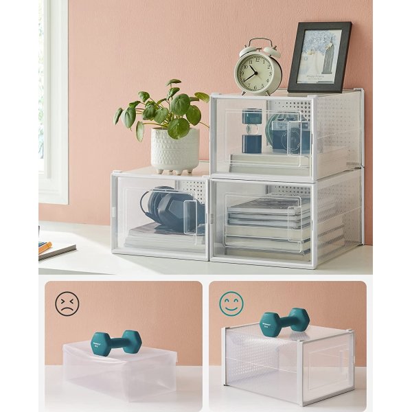 Linton Aufbewahrungsbox 35x25 cm 18er-Pack - Transparent Linton Aufbewahrungsbox 35x25 cm 18er-Pack - Transparent