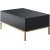 Lord Couchtisch 90 x 60 cm - Anthrazit/Gold