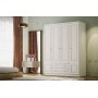 Inci Kleiderschrank 140 x 50 x 182 cm - Wei