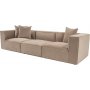 Sora 3-Sitzer-Sofa - Cappuccino