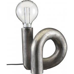 Hinweis Swirl Tischlampe - Silber - 18 cm