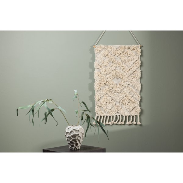 Hilda Wandteppich 50x80 cm - Offwhite