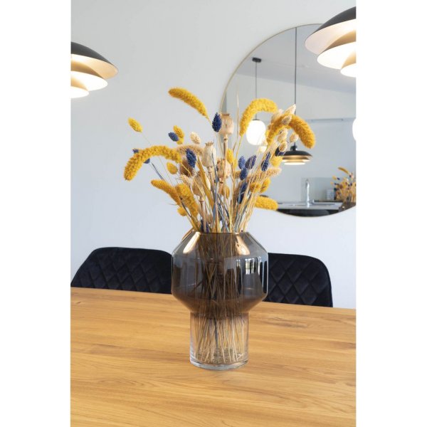 Matera Vase - Rauchglas