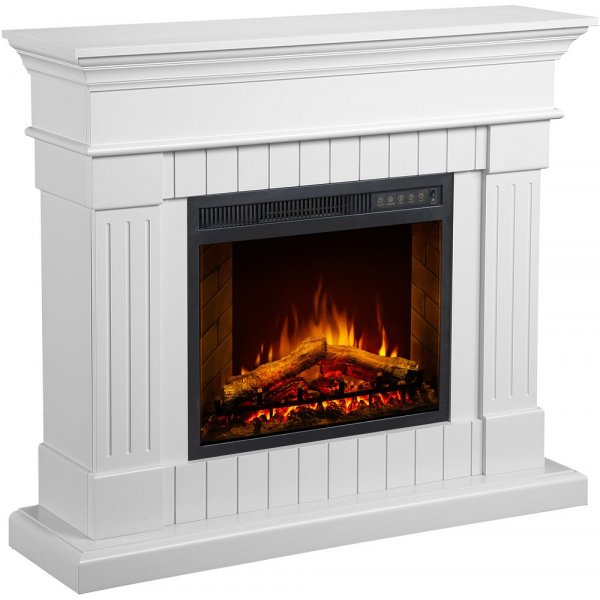 Elektrokamin Willburn dekoratives Lagerfeuer elektrisch - Wei�