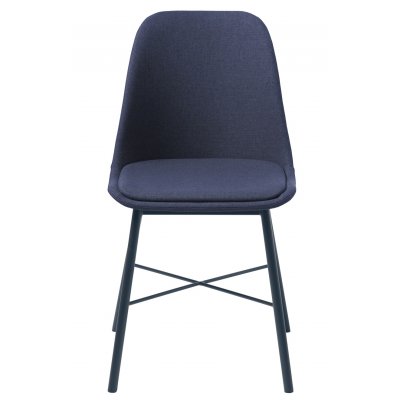 Cara Stuhl aus blauem Stoff