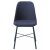 Cara Stuhl aus blauem Stoff