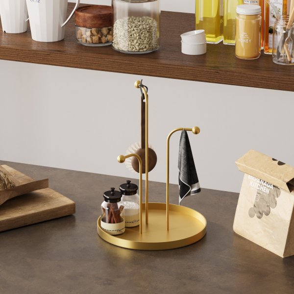 Leros Dekoteller - Gold Leros Dekoteller - Gold