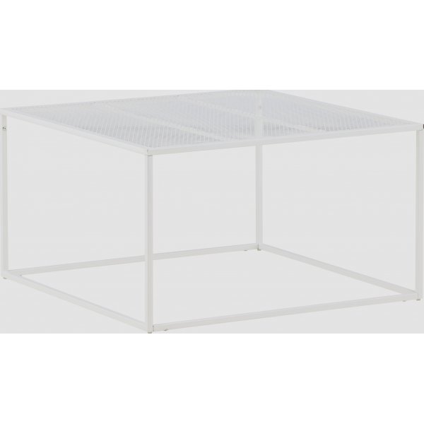 Netz Couchtisch 80 x 80 cm - Wei�