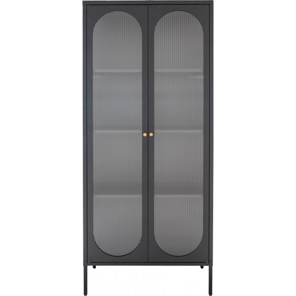 Adelaide Vitrine 80x180 cm - Schwarz