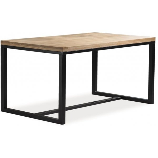 Esstisch Maleah 180 cm - Schwarz/Eiche