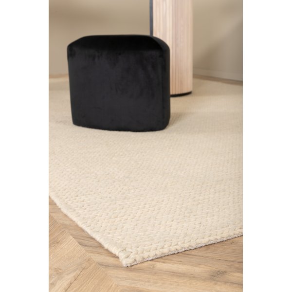 Wollteppich Hilding - Cremeweiß Wollteppich Hilding - Cremeweiß