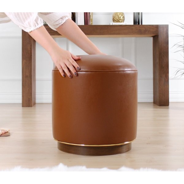 Sitzpuff Milotte - Dunkelbraun Sitzpuff Milotte - Dunkelbraun