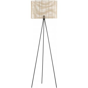 Wicky Stehlampe - Schwarz/Rattan