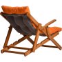 Ruhe-Liegestuhl - Orange
